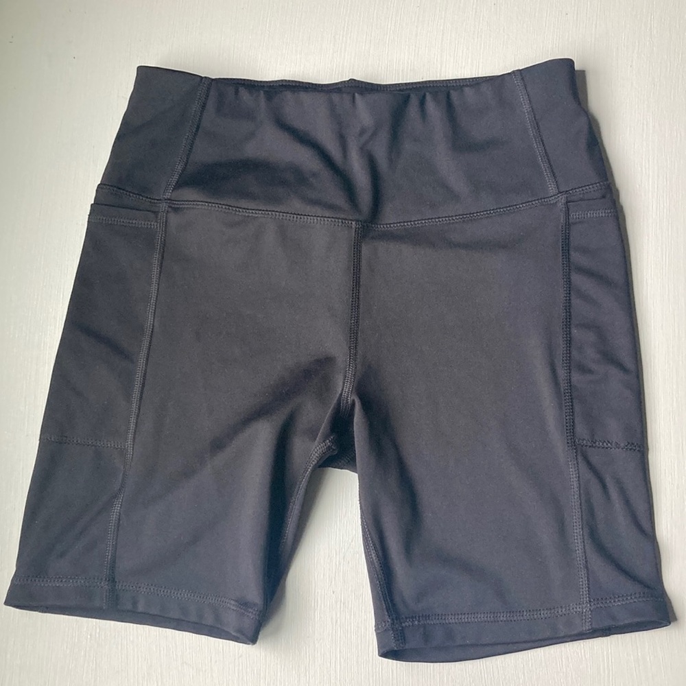 Biker Shorts with Side Pockets